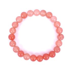 Orange Stone Beaded Yoga Bracelet