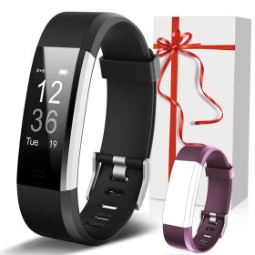 Fitness Tracker with Body Temperature Heart Rate Blood Pressure Blood Oxygen Sleep Monitor, Waterproof, 11 Sport Modes, Smart Bracelet for Facebo