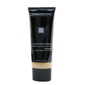 DERMABLEND - Leg and Body Make Up Buildable Liquid Body Foundation Sunscreen Broad Spectrum SPF 25 - #Medium Natural 40N (Box Damaged) 100ml/3.4oz