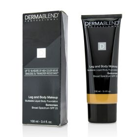 DERMABLEND - Leg and Body Make Up Buildable Liquid Body Foundation Sunscreen Broad Spectrum SPF 25 - #Medium Golden 40W S2615200 / 459267 100ml/3.4oz