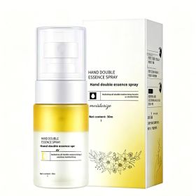Hand Double Spray, Water-Oil Dual Formula Hydrating Hand Care Spray With Triple Plant Oil & Botanical Extracts, Quick Absorb Non-Sticky Dry Hand Moist